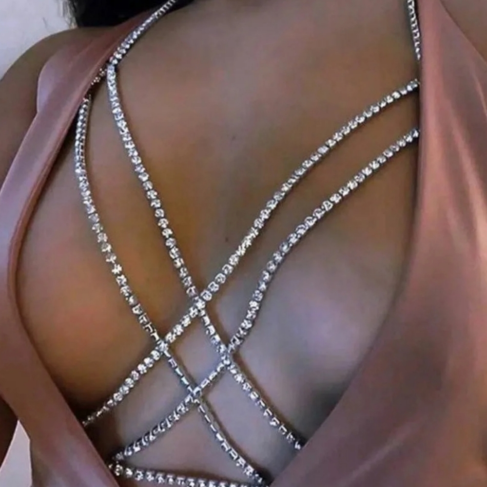 Rhinestone Body Chain / Harness